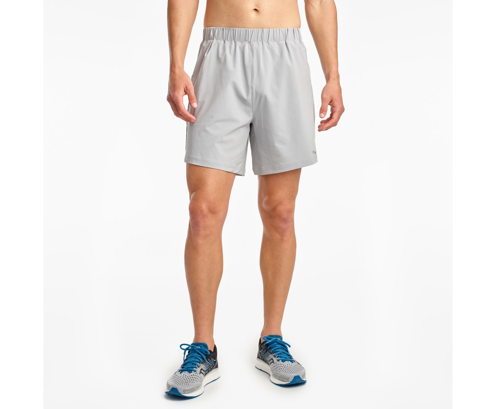 Saucony Outpace 7" Men's Shorts Grey | AU 656YXFU